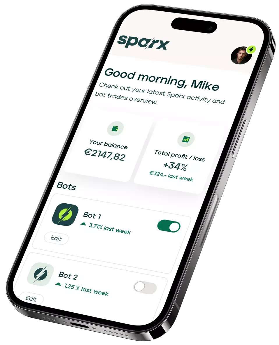 Mobile phone showing your Sparx activity